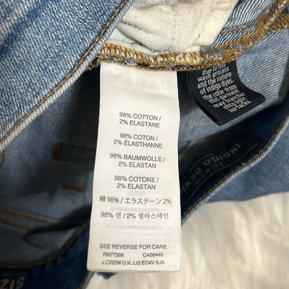 J. Crew Indigo Denim Blue Jean Shorts